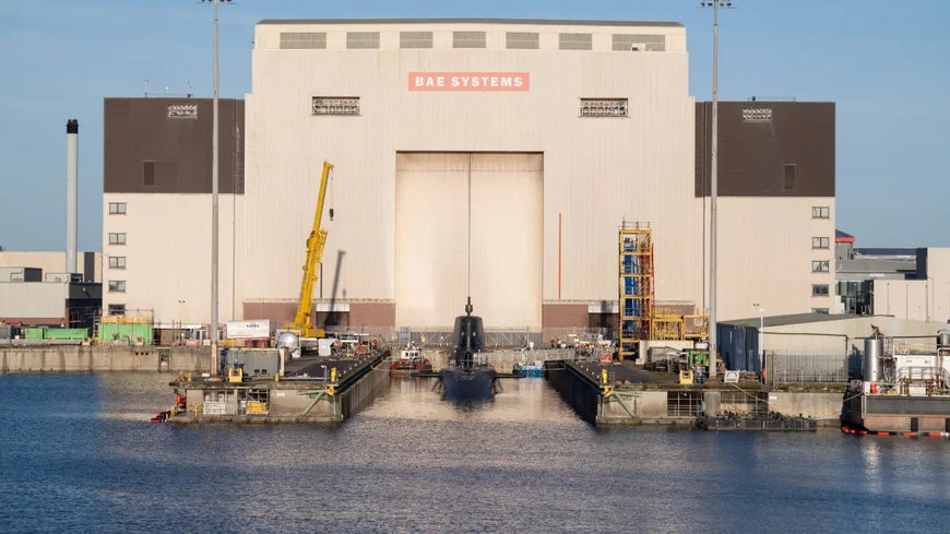 BAE SYSTEMS: SIXTH ASTUTE CLASS SUBMARINE AGAMEMNON IS LAUNCHED 